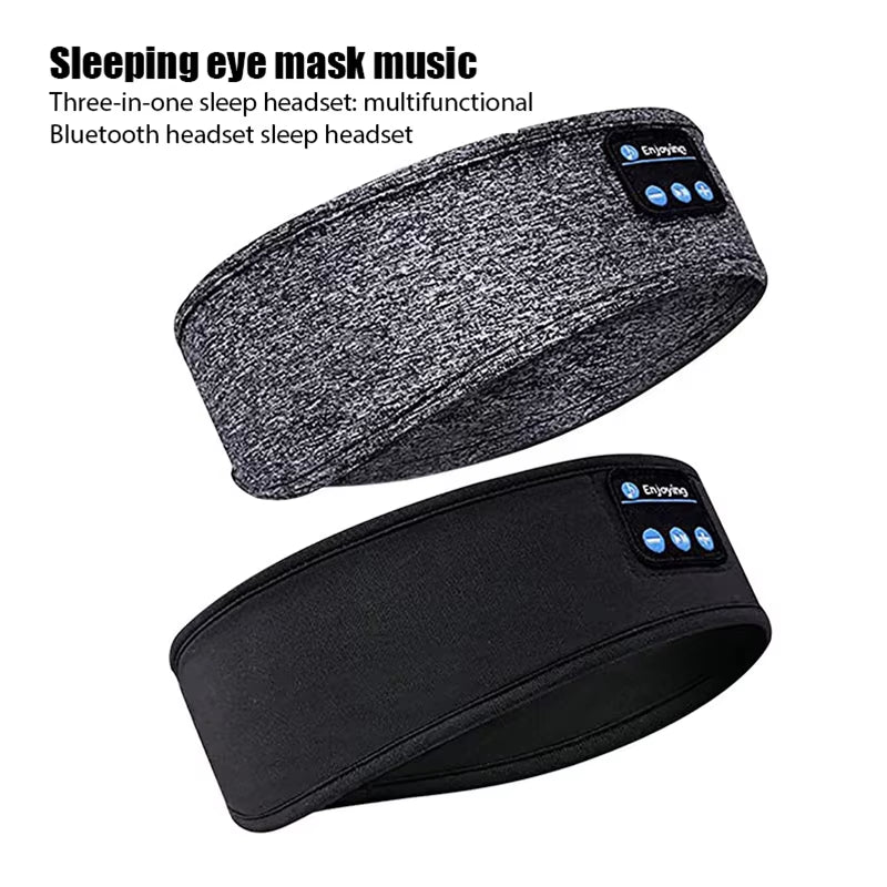 Fone Bluetooth Earphones Sports Sleeping Headband Elastic Wireless Headphones Music Eye Mask Wireless Bluetooth Headset Headband